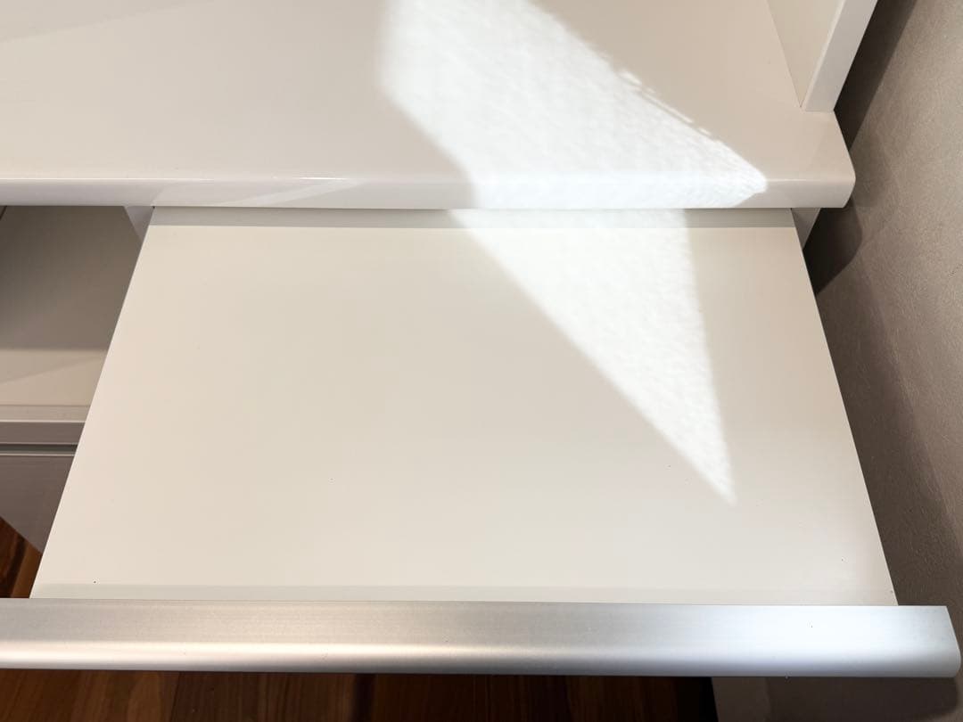 松田家具 キッチンボード 100cm幅 ホワイト