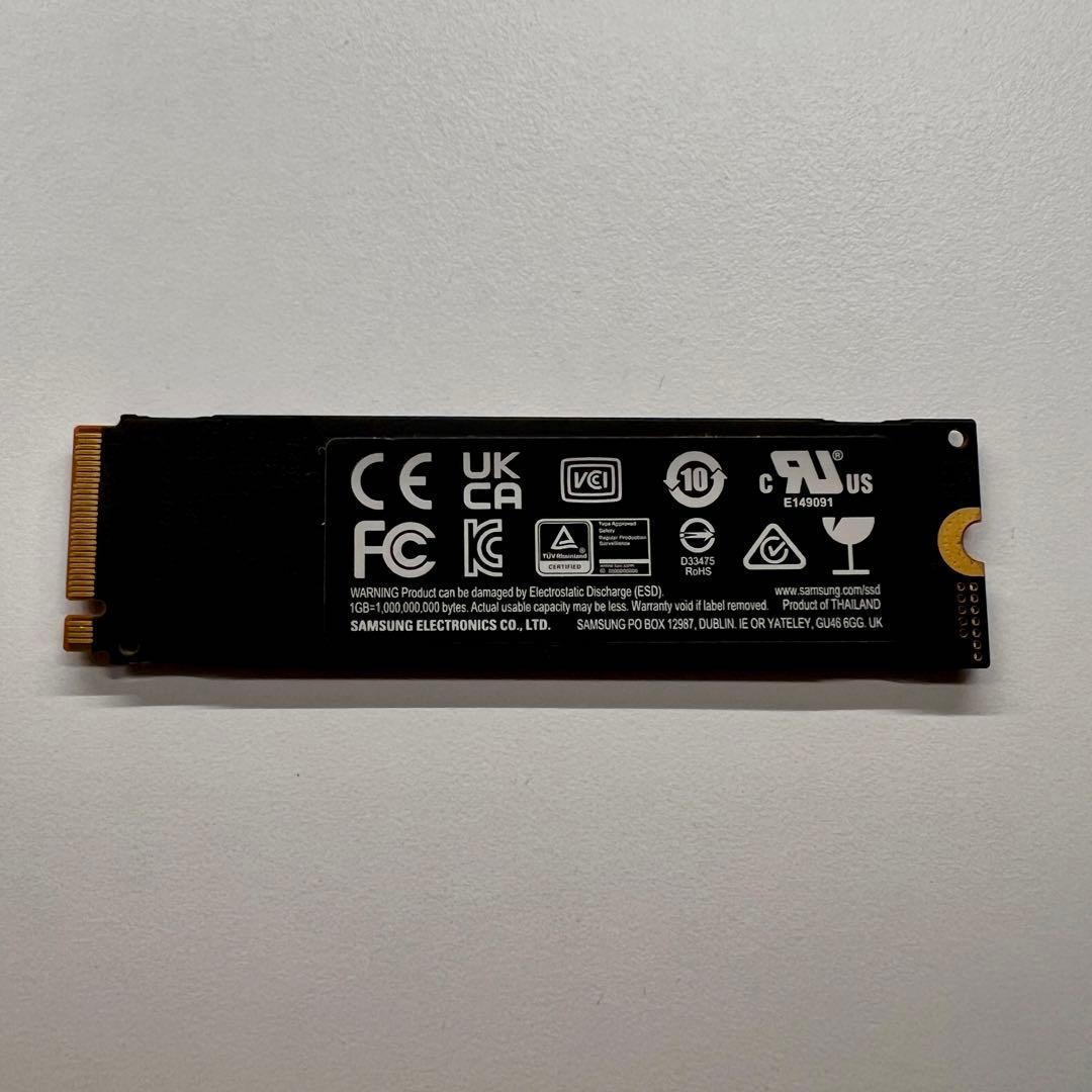 Samsung 970 EVO Plus 500GB SSD 動作確認済