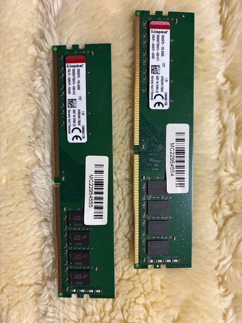 Kingston DDR4 16gb 8gb×2枚