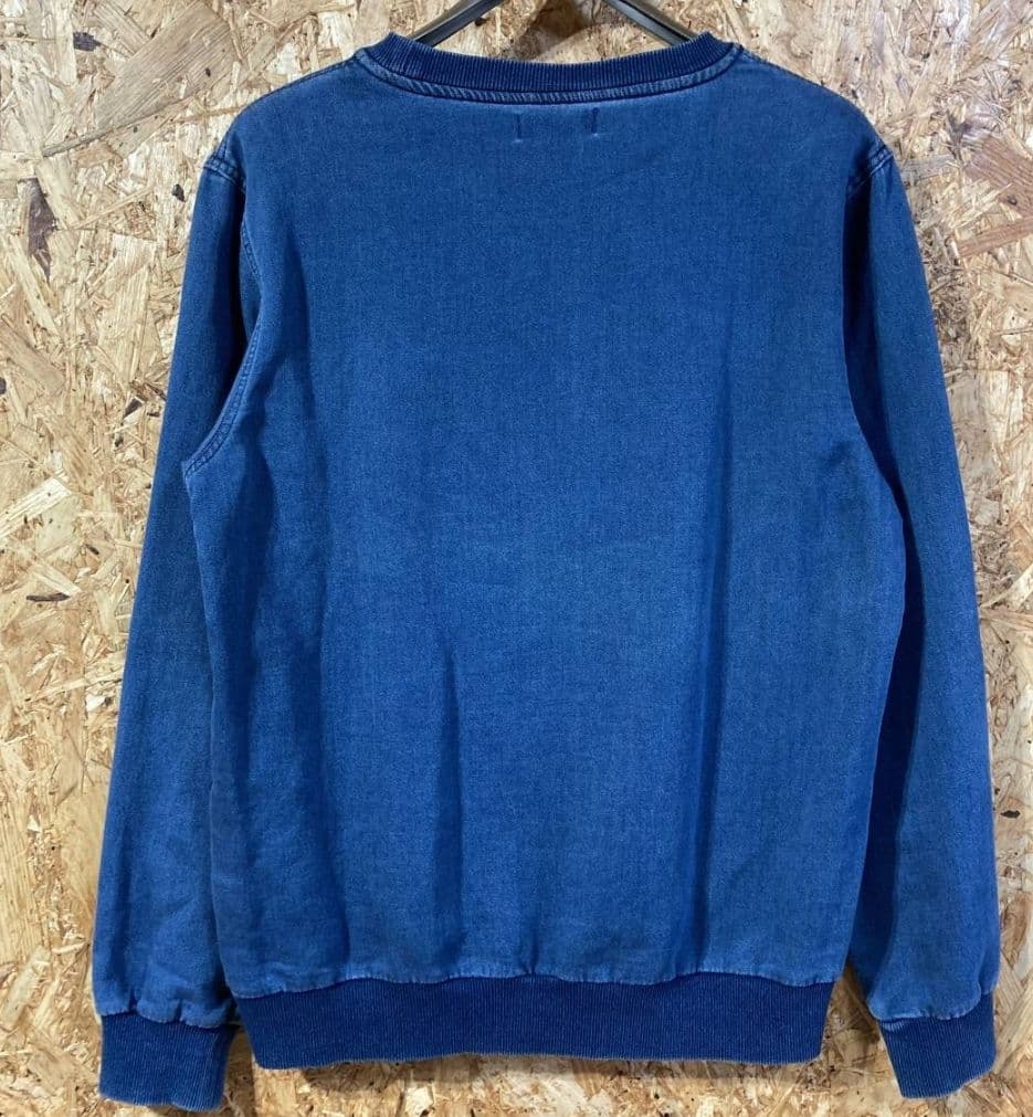 アディダスオリジナルス トレーナーデニム風 スウェット　Oサイズ