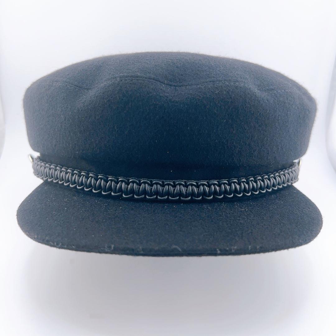 極美品 エルメス カシミヤ カシミア ドーヴィル キャスケット 帽子