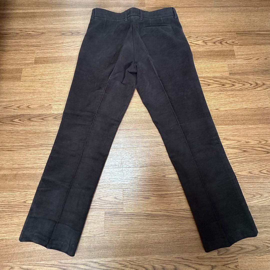 BOTTEGA VENETA コットンベロア テーパードスラックス イタリア製