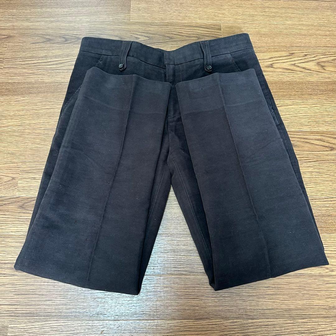 BOTTEGA VENETA コットンベロア テーパードスラックス イタリア製