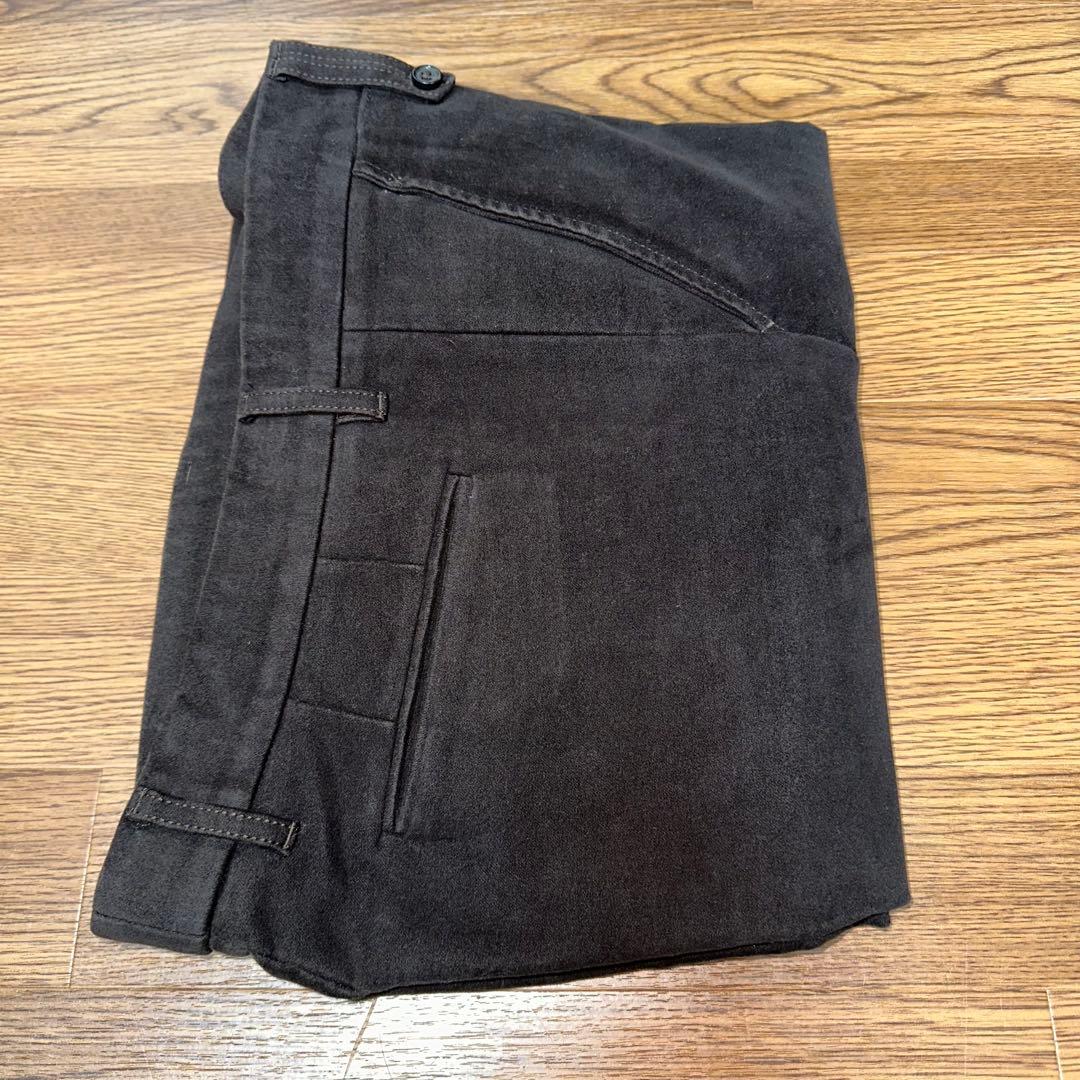 BOTTEGA VENETA コットンベロア テーパードスラックス イタリア製