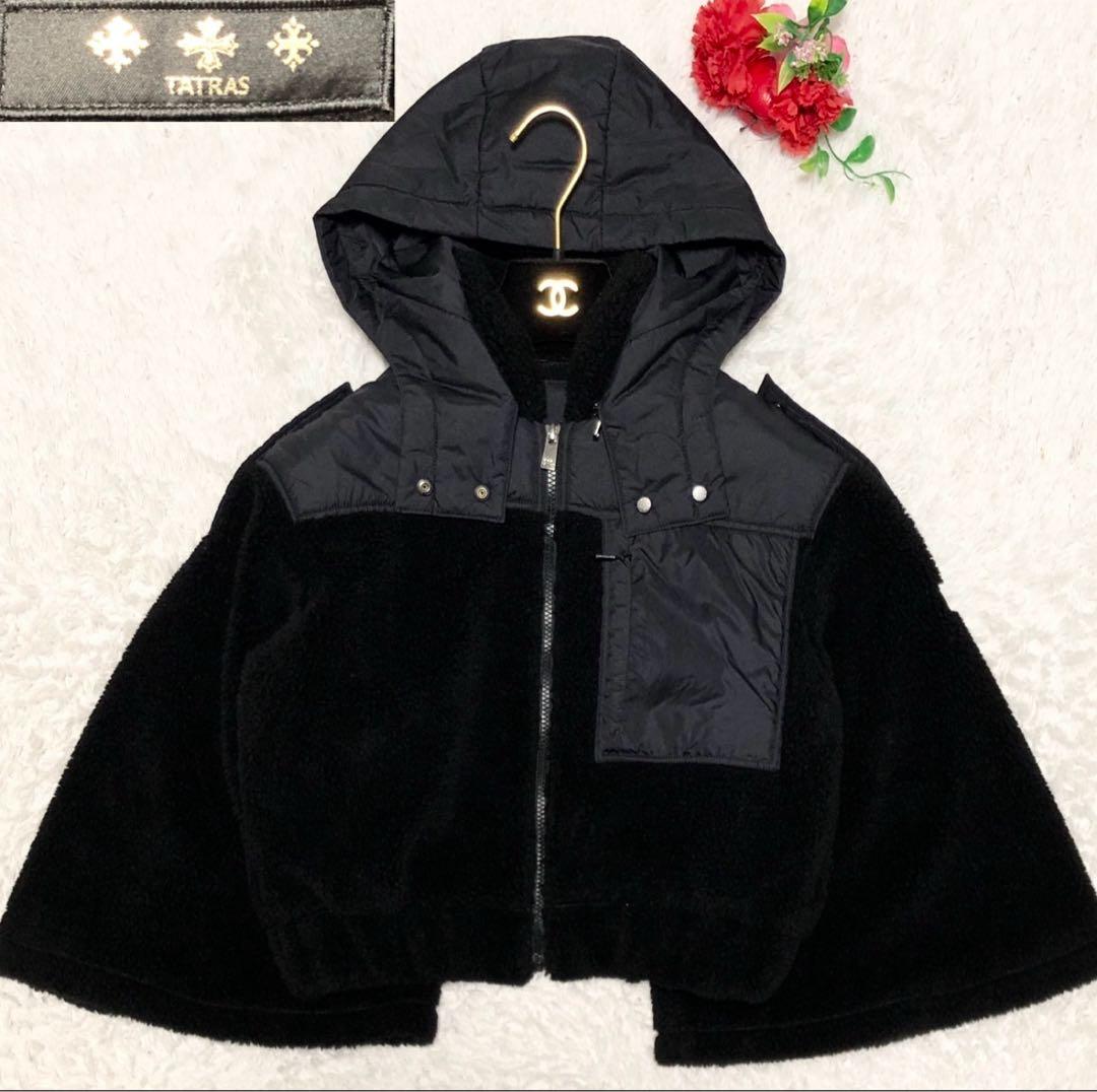 2020SS TATRAS タトラス SENECA ショート丈 ボアブルゾン 黒