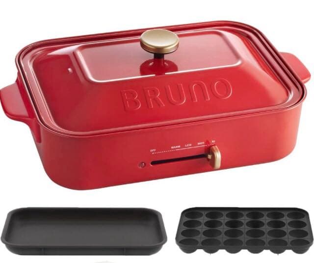 【新品・未使用】ブルーノ BRUNO コンパクトホットプレート　BOE021