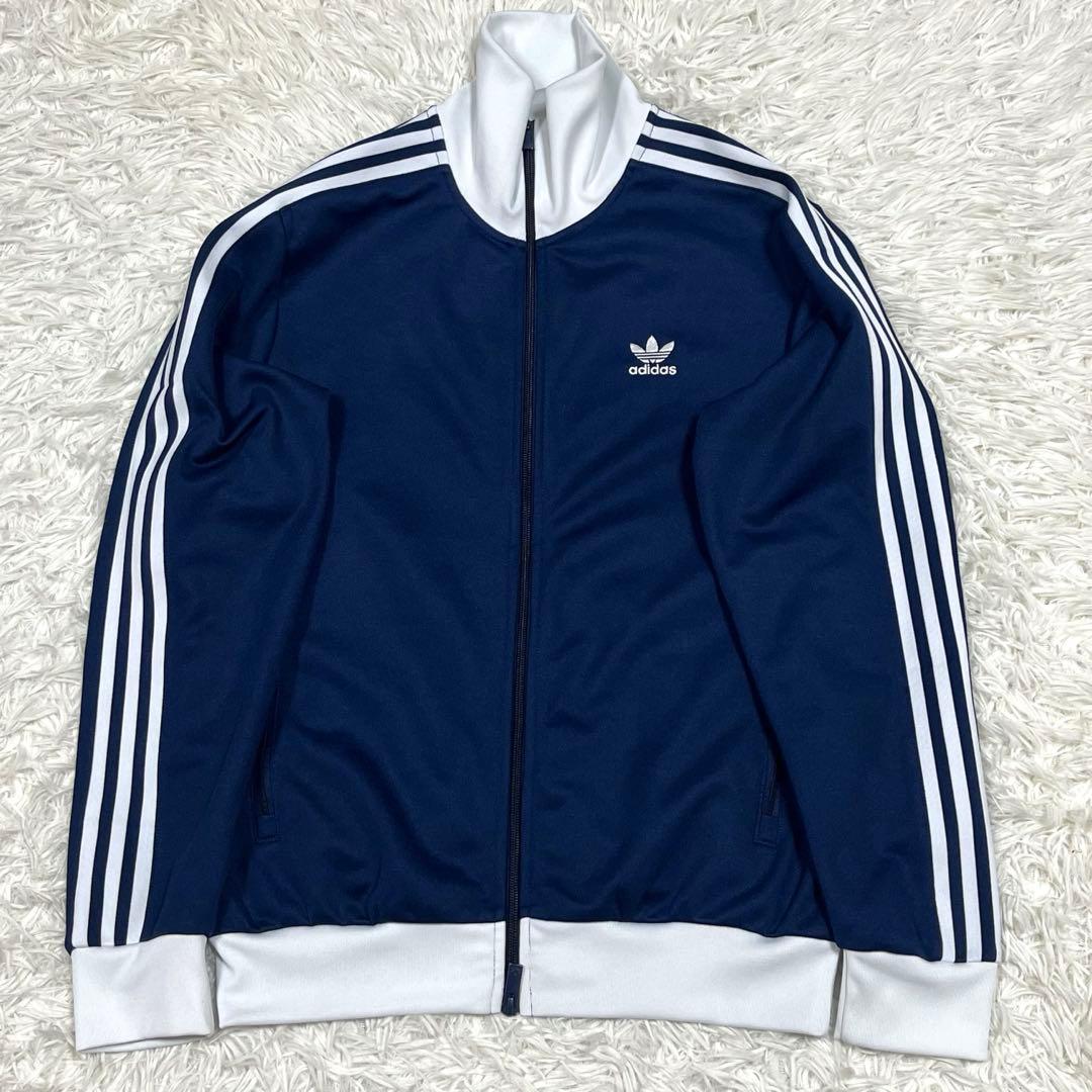 アディダス オリジナルス トラックジャケット ジャージ ネイビー XLサイズ