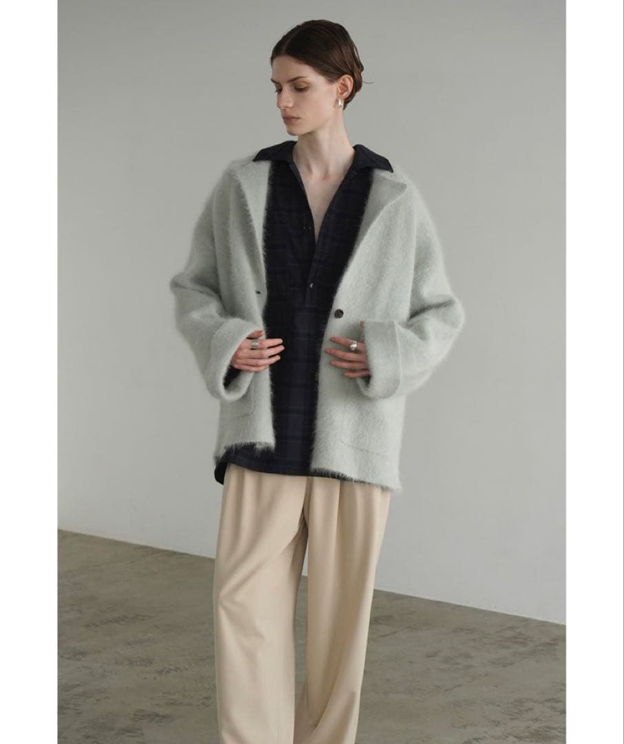 専用【CLANE/クラネ】ANGOLA アンゴラテーラードニットジャケット