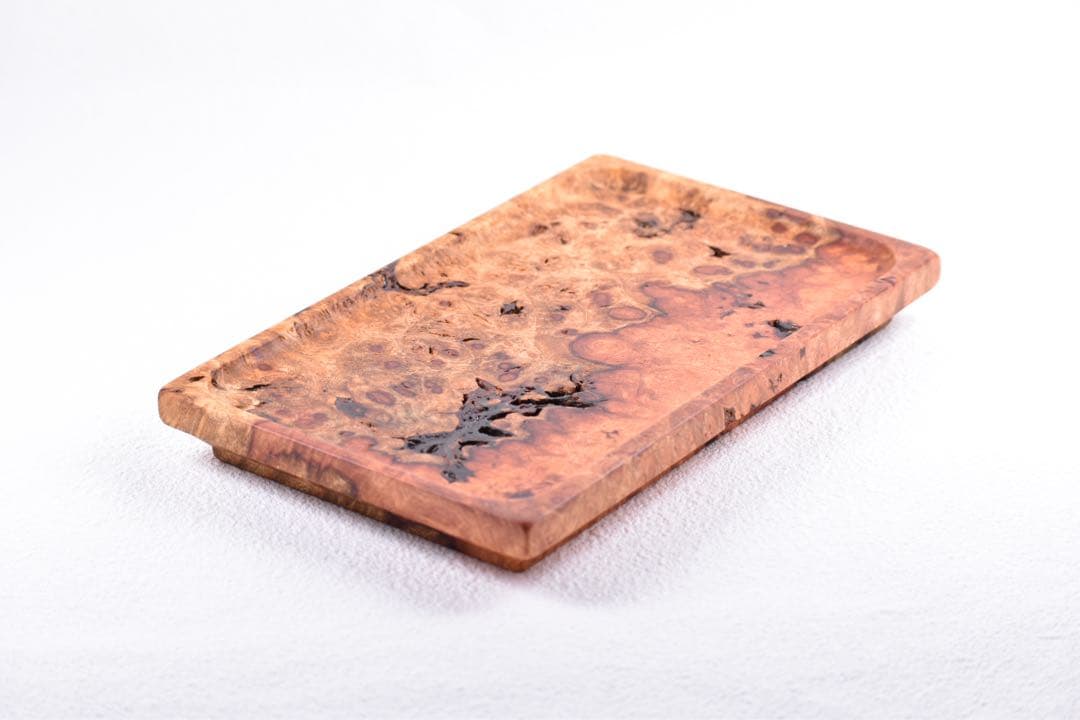 No.375花梨紅白のトレー