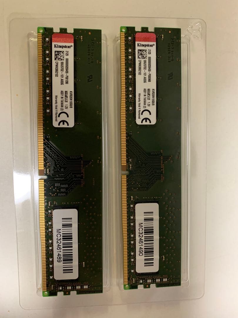 PC メモリ ×2 DDR4 16GB ×