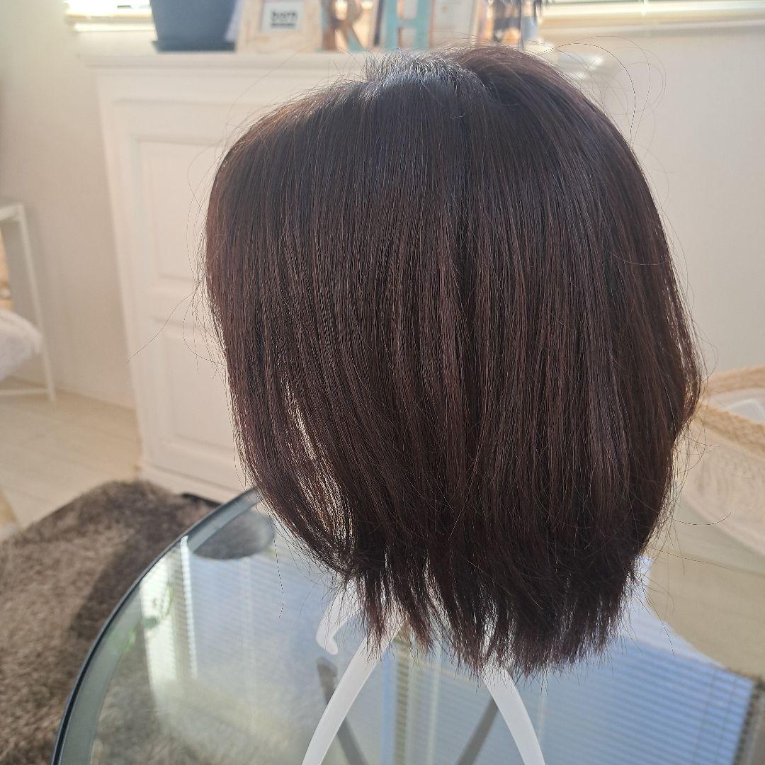 ワンステップ　ウィッグ　Sサイズ　人毛100%