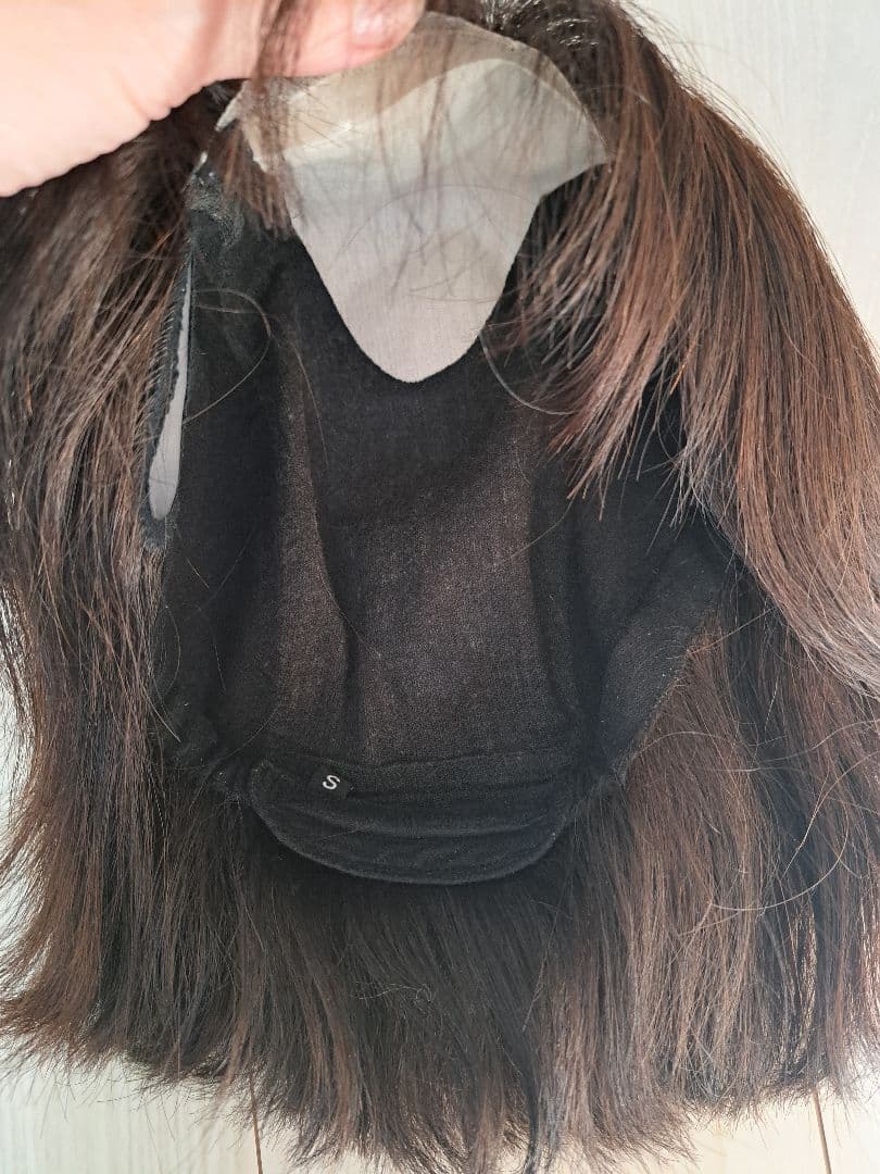 ワンステップ　ウィッグ　Sサイズ　人毛100%