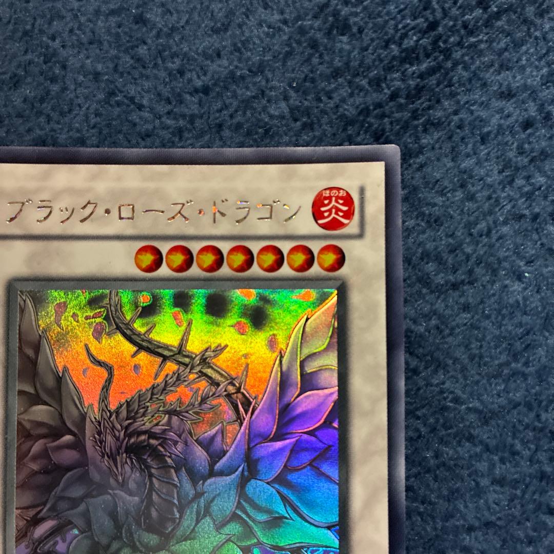 遊戯王カード　ブラックローズドラゴンホロ
