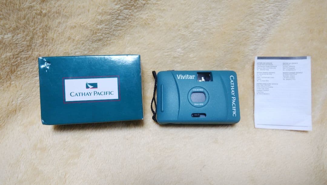 《CATHAY PACIFIC》ウルトラコンパクト〈35mm〉カメラ