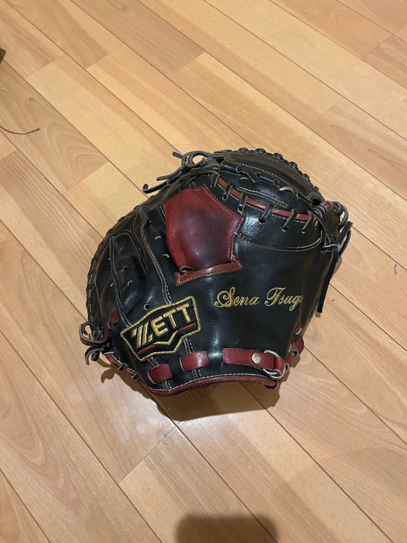 こ*は様 プロ野球選手　実使用　キャッチャーミット　西武ライオンズ　プロステイタ