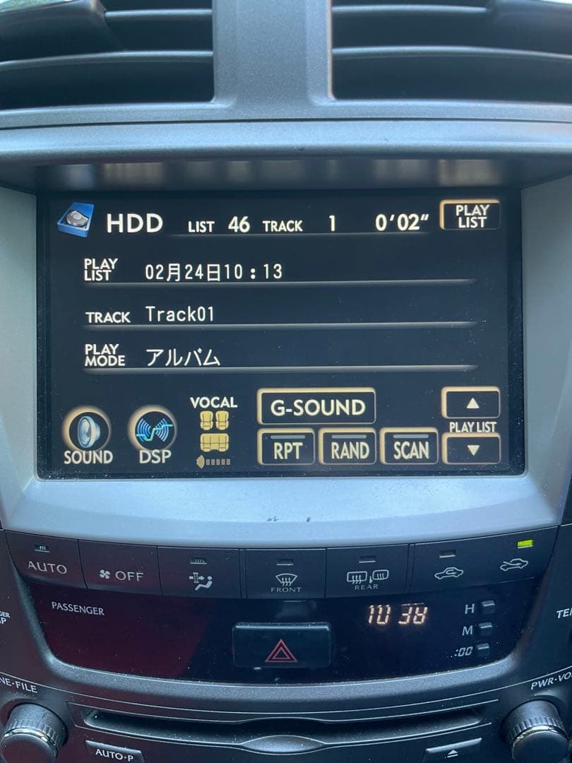 LEXUS GSE20 IS250 純正　ナビ