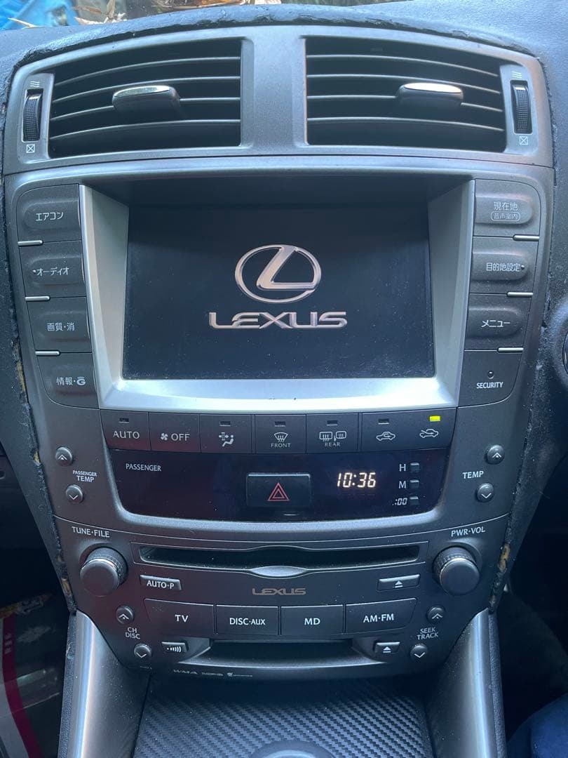 LEXUS GSE20 IS250 純正　ナビ
