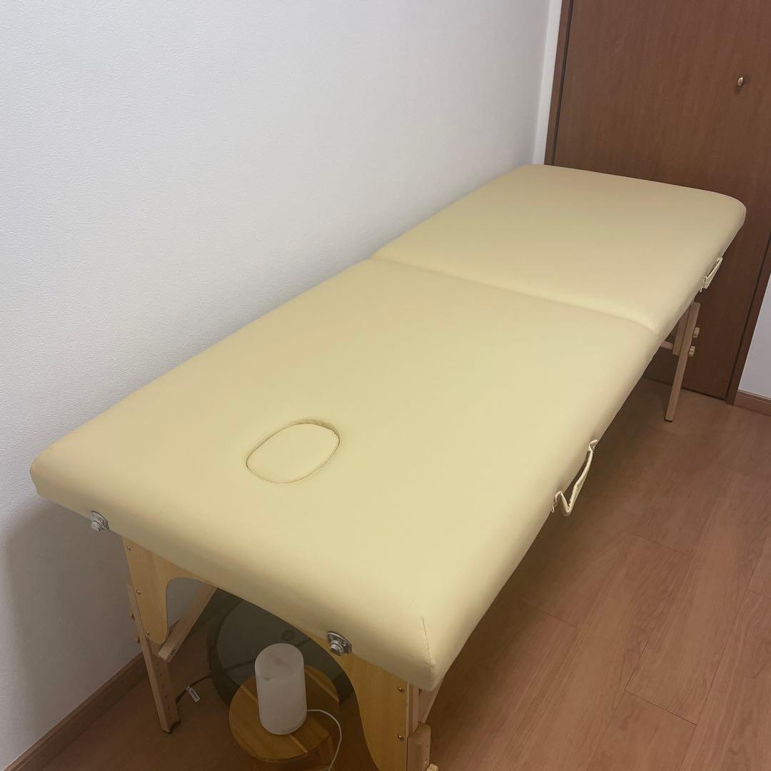 SEVEN BEAUTY 折りたたみベッド クリーム色