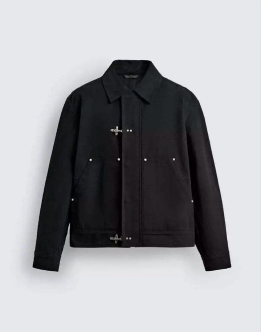 リラックスフィットトグルボタンジャケット Lサイズ