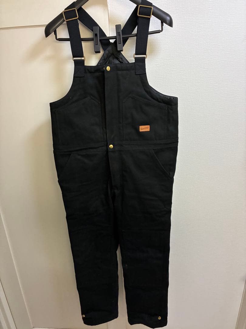 Uncrowd ダックオーバーオール 黒