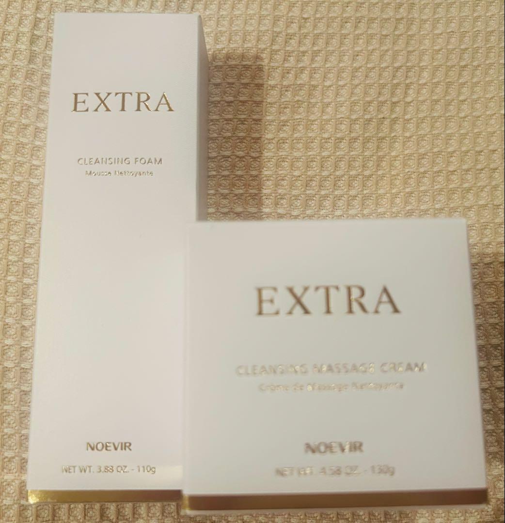 ノエビア　エクストラ　クレンジングマッサージクリーム & フォーム セット