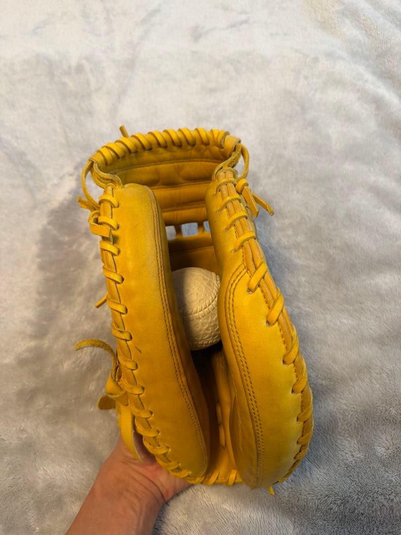 SSK 一般軟式 キャッチャーミット イエロー