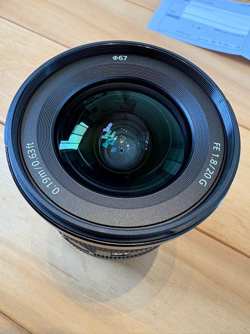 SONY FE20mm F1.8 G（SEL20F18G）