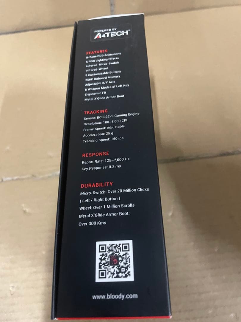 Bloody A60L 光学式ゲーミングマウス ライトストライク(LK)