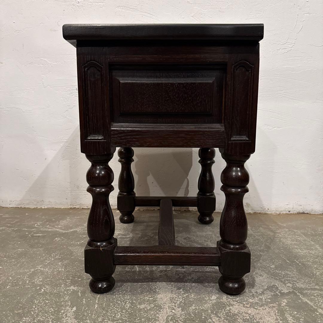 年末年始saleヴィンテージ　木製サイドテーブル　引き出し付き　2