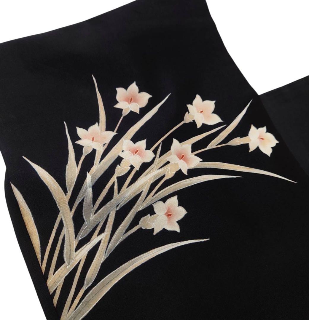 未使用近い　美品　袷　証紙　大島紬　フルセット