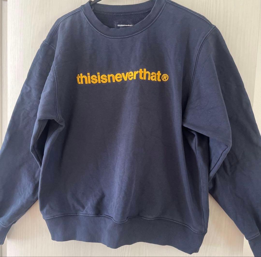 thisisneverthat ネイビー スウェット L
