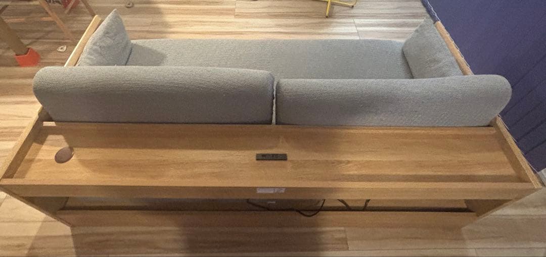 ニトリ ソファベッド 3WAY シングル対応／ライトブラウン