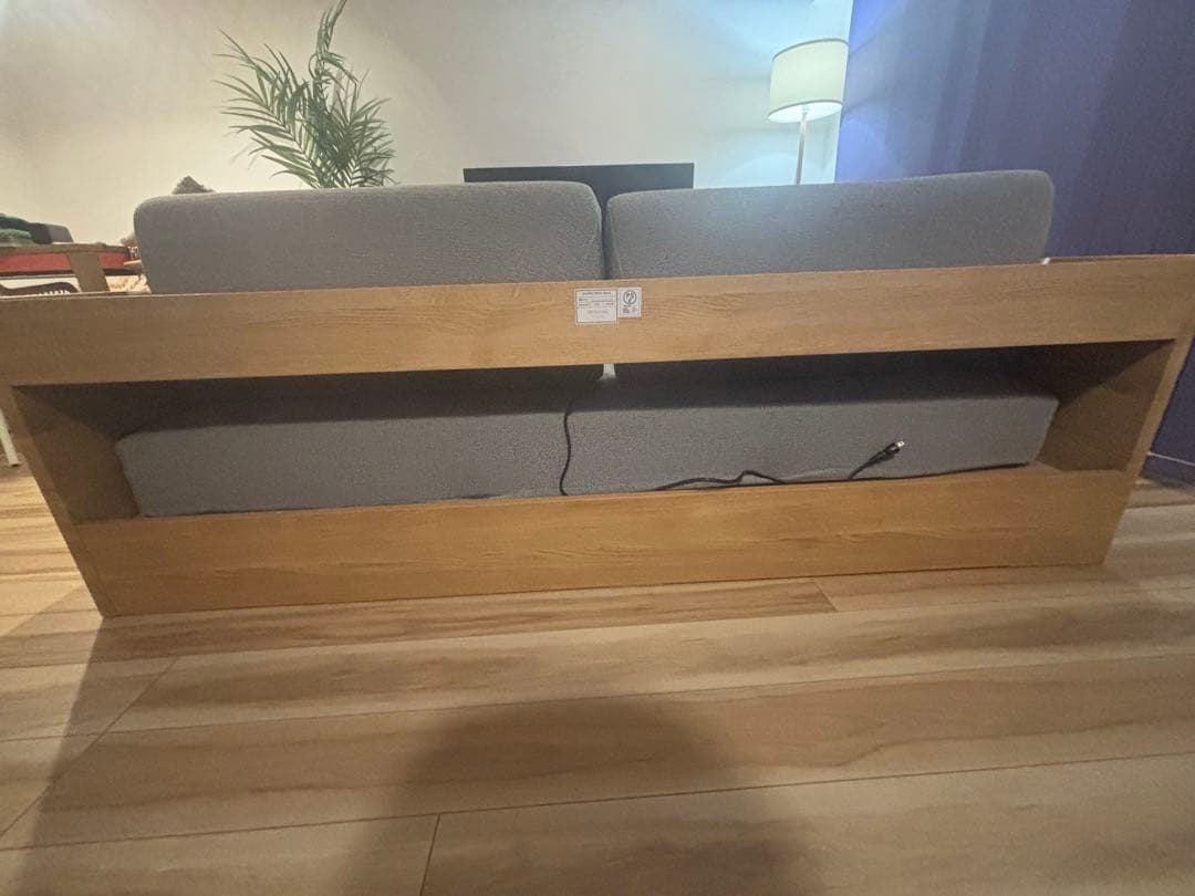 ニトリ ソファベッド 3WAY シングル対応／ライトブラウン