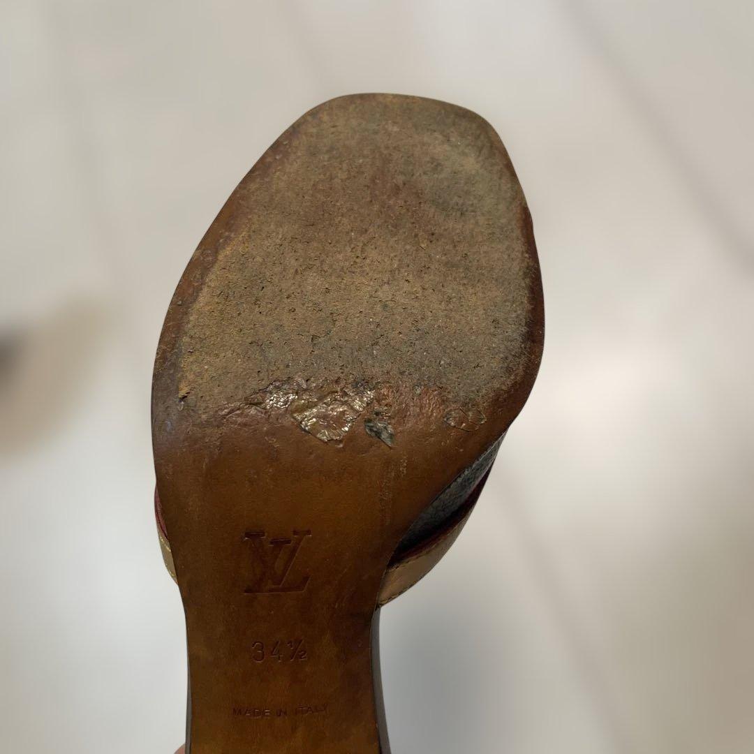 ルイ・ヴィトン マルチカラー オープントゥサンダル