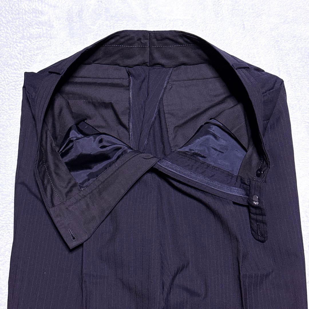 【未使用】ダーバン ロロピアーナ スーツ シャドーストライプ AB6 ネイビー