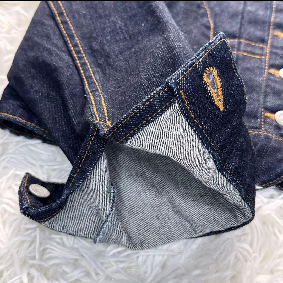 美品✨️si-si-si comfort スタンドカラー デニムジャケット M