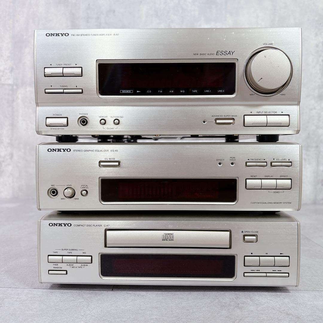 V696 ONKYO ESSAY C-A7 EQ-A5 R-A7 3台セット