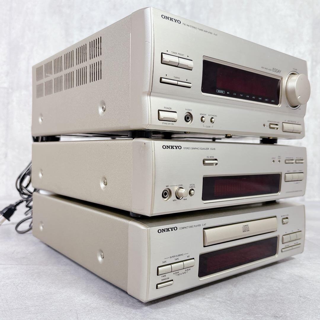 V696 ONKYO ESSAY C-A7 EQ-A5 R-A7 3台セット
