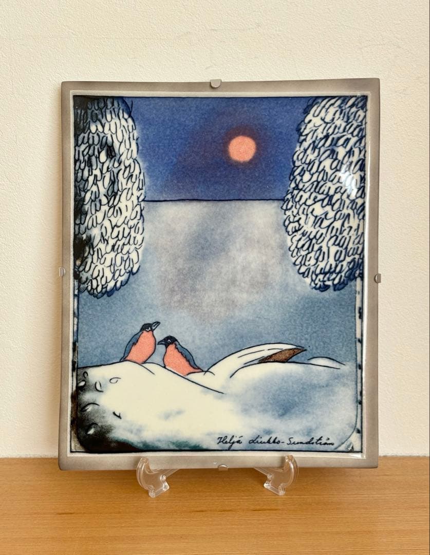 ARABIA アラビア ヘルヤ 四季の陶板画(大) \