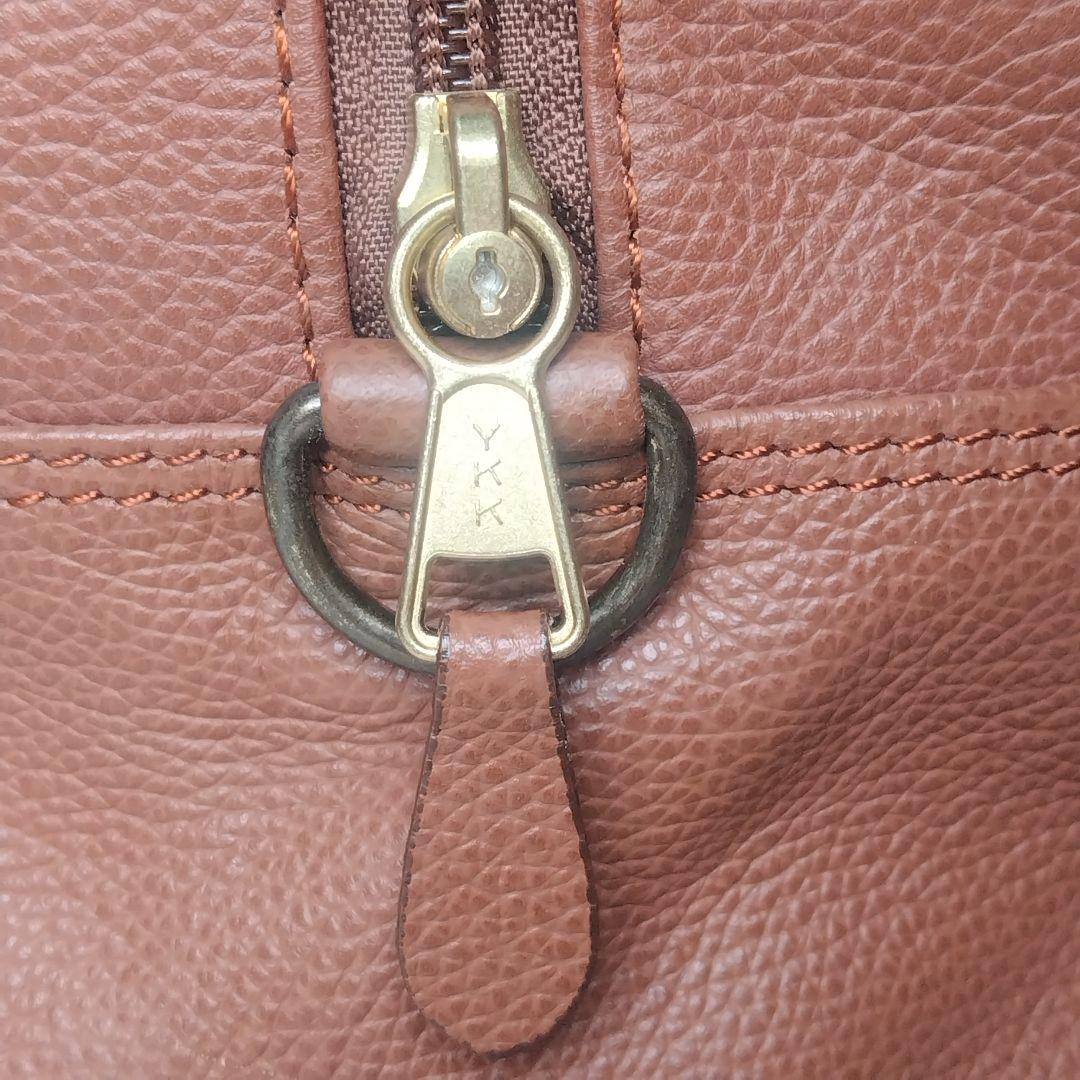 【希少/入手困難/廃盤品】モリタカバン レザー ボストンバッグ 2way 茶色