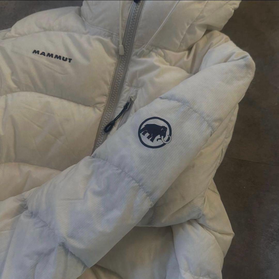 【超希少カラー❗️】極暖MAMMUT マムート　ダウンジャケット　ホワイト　S