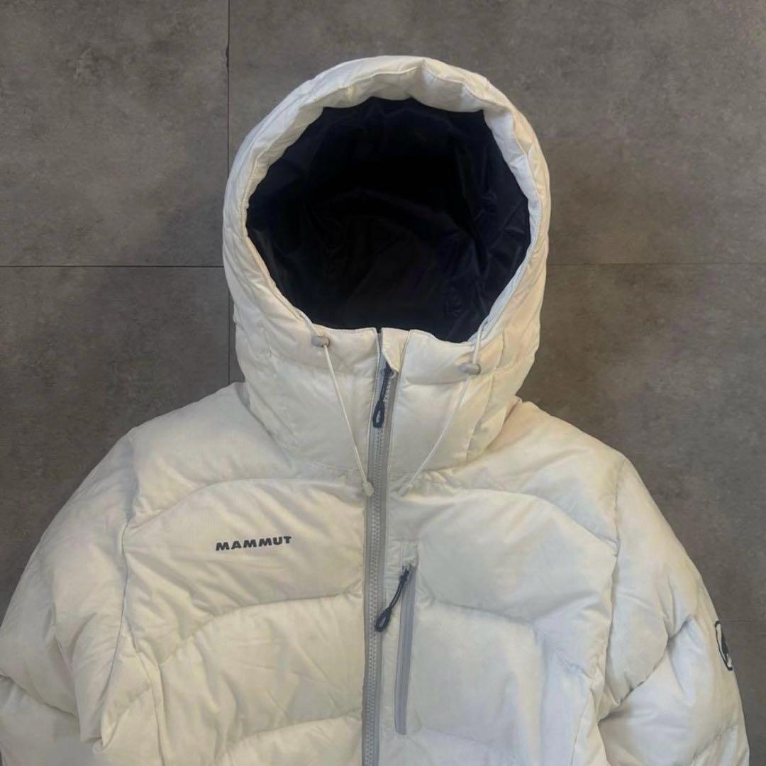 【超希少カラー❗️】極暖MAMMUT マムート　ダウンジャケット　ホワイト　S