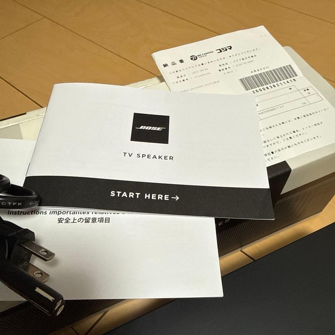 【美品】Bose TV Speaker Bluetooth サウンドバー ボーズ