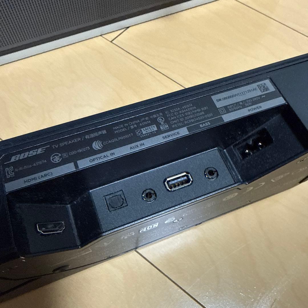 【美品】Bose TV Speaker Bluetooth サウンドバー ボーズ