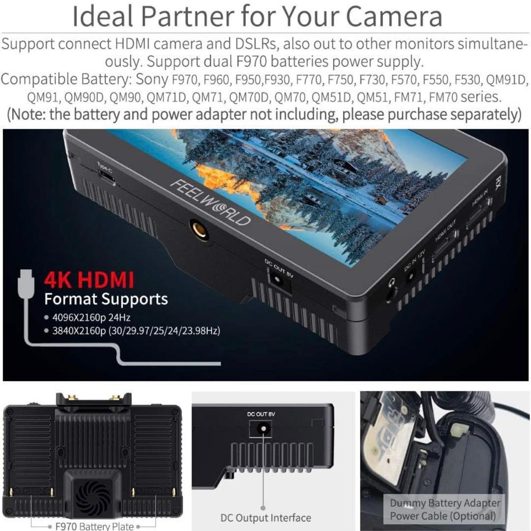 FEELWORLD FT6+FR6 モニター