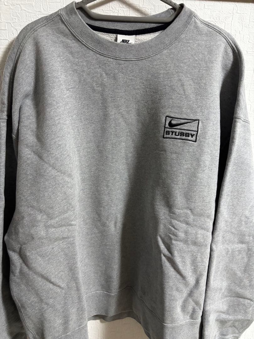 Nike Stussy コラボ スウェット Lサイズ グレー