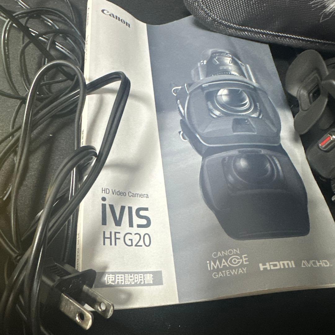 Canon ビデオカメラ本体 ウィンドシールド付き　専用マイクセット　ワイヤレス
