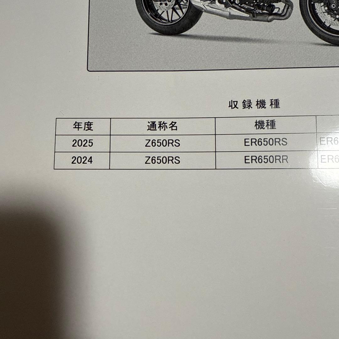 Kawasaki Z650RS サービスマニュアル