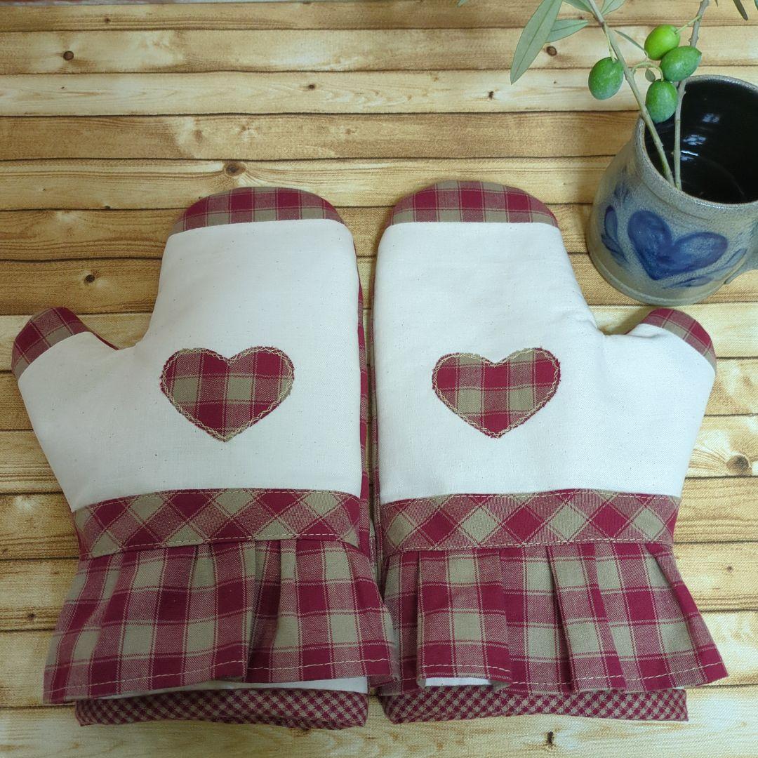 【専用ページ】ハンドメイド♡パーテーション布♡カントリーほうき♡キッチンミトン