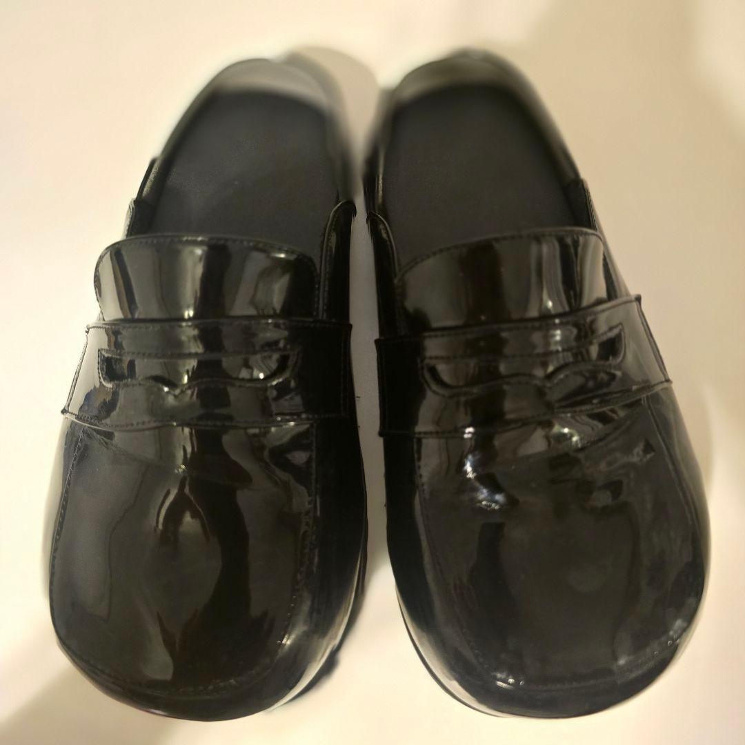 Racbaki 矯正靴 ラクバキ ローファーサボ エナメル M